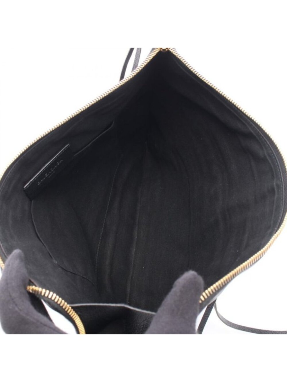 Balenciaga Clutch Classic Metallic Edge Black Leather - Picture 3 of 7